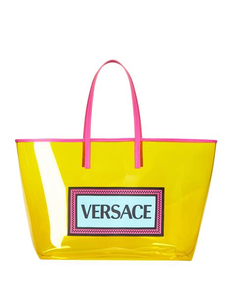 clear versace bag|Versace sale outlet.